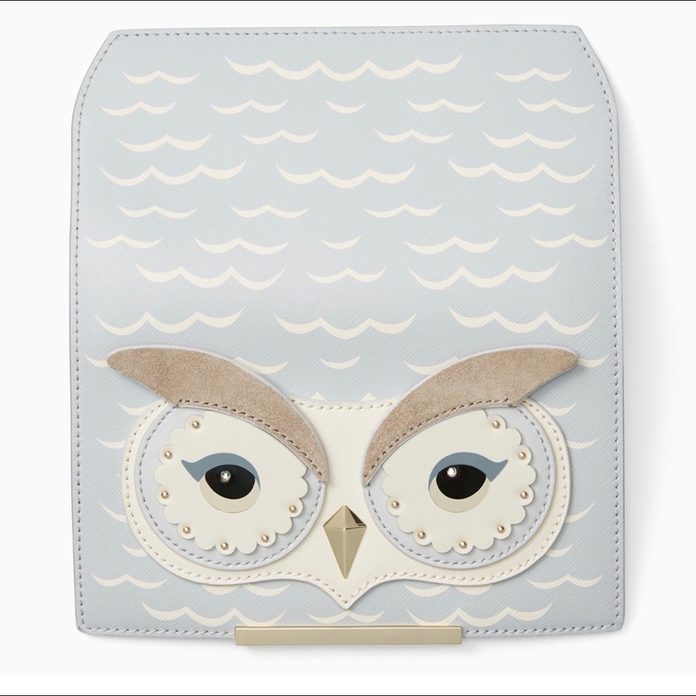 Kate Spade ♠️Make It Mine Owl Flap “Beautiful “